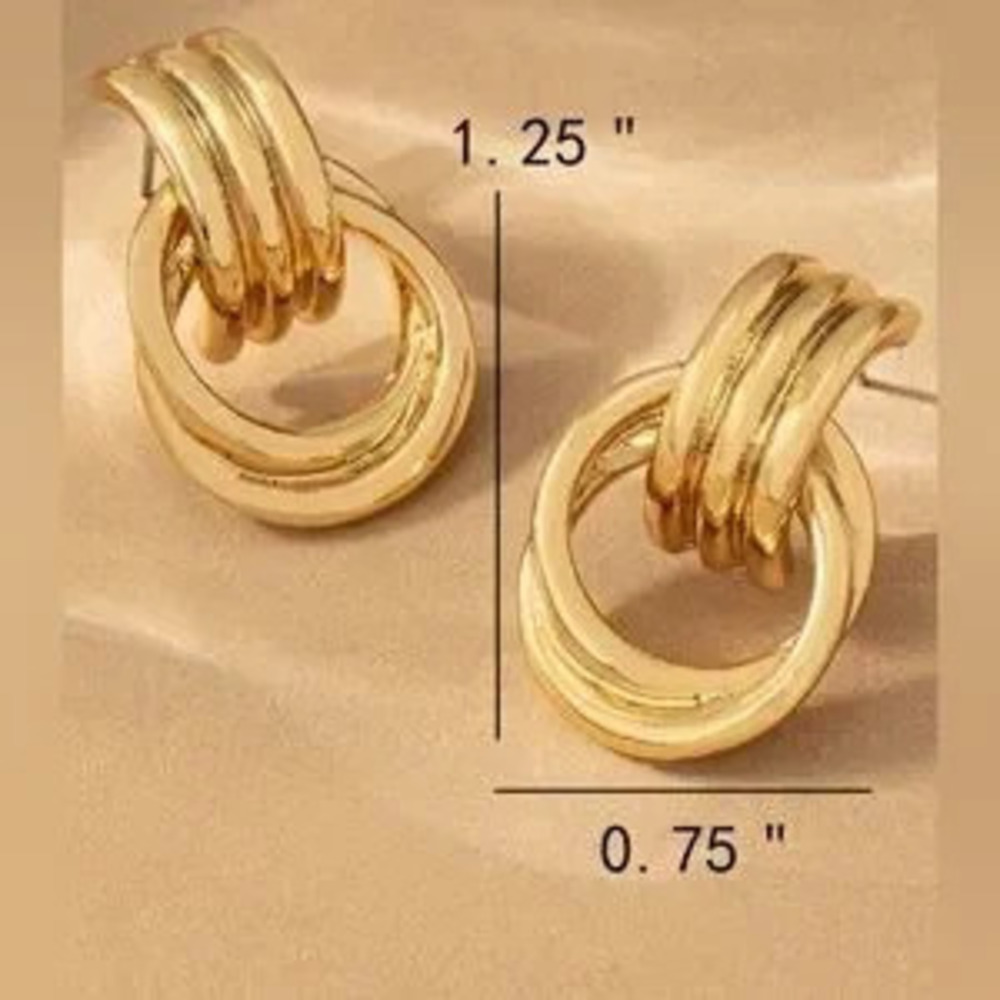 Silver Knot Earrings (4001)